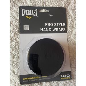 Everlast Pro Style Hand Wraps Black 180" (4456B)